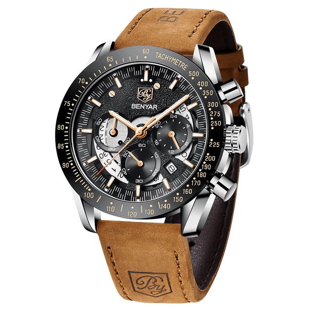 Reloj Hombre Ginebra Cuero / Azul / Azul