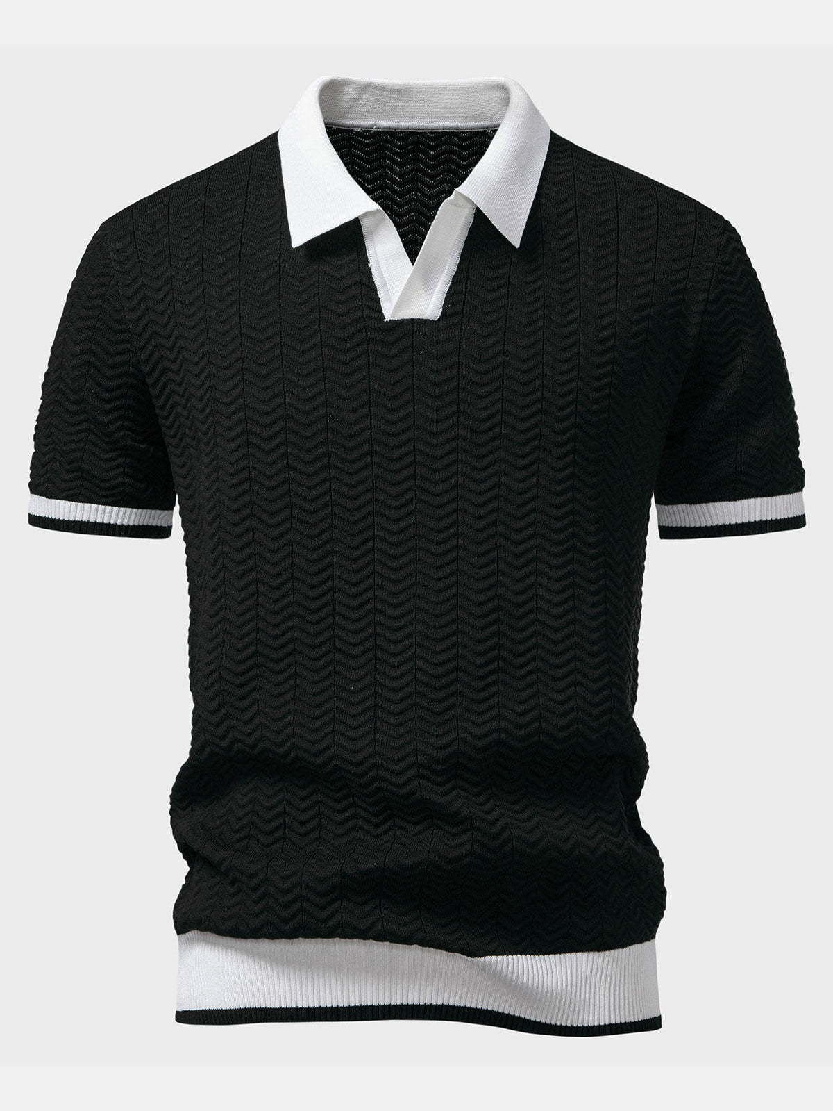 Camisa Polo Hombre 100% Algodón Cuello Camisero Elegante Belgrano - foto 3