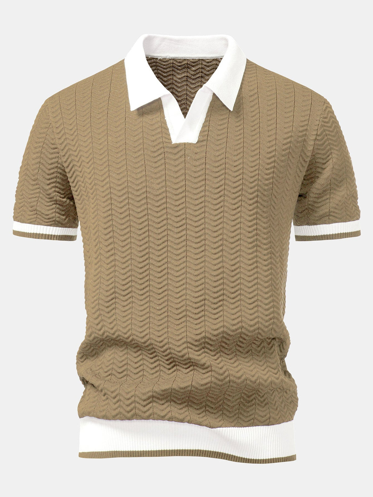 Camisa Polo Hombre 100% Algodón Cuello Camisero Elegante Belgrano - foto 4