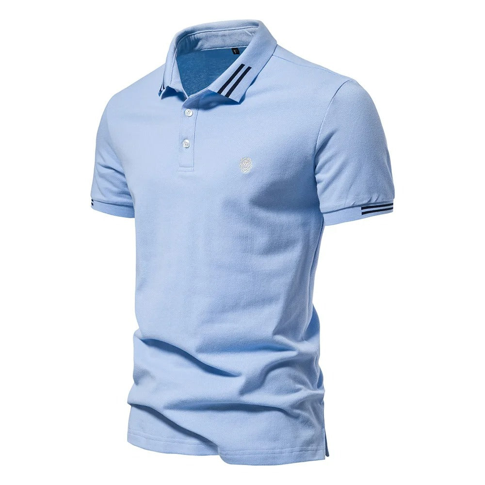 Camisa Polo Hombre 100% Algodón Piqué Casual Rosario - foto 7