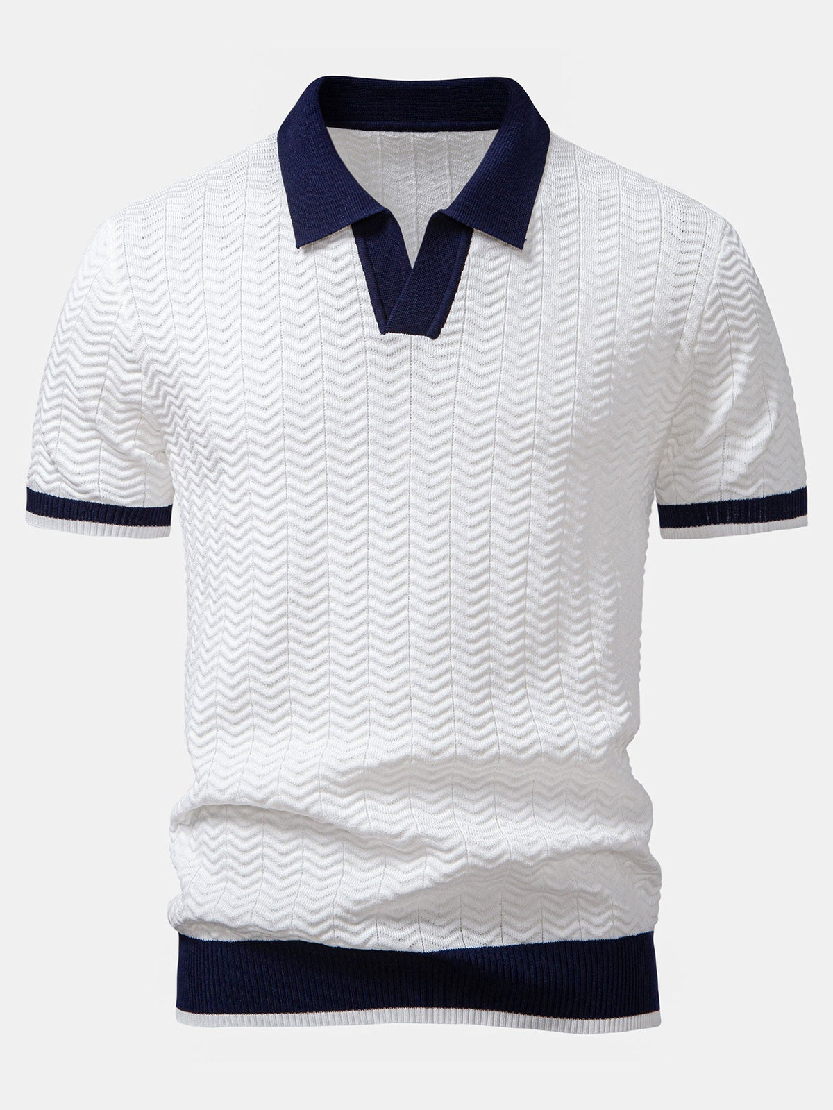 Camisa Polo Hombre 100% Algodón Cuello Camisero Elegante Belgrano - foto 6