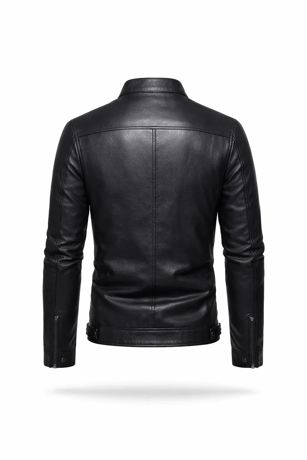 Campera Hombre de Cuero Ecológico Slim Fit Retiro - foto 5