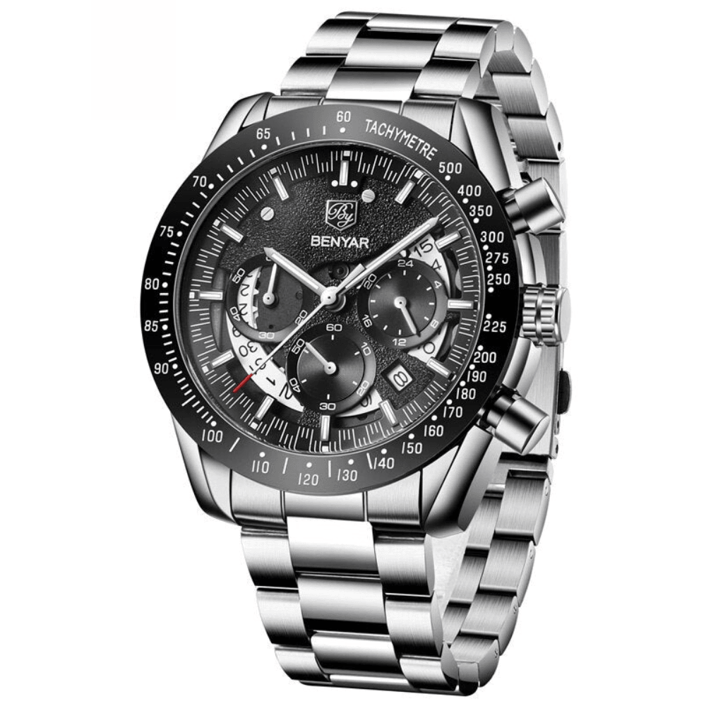 Reloj Hombre Ginebra Cuero / Negro