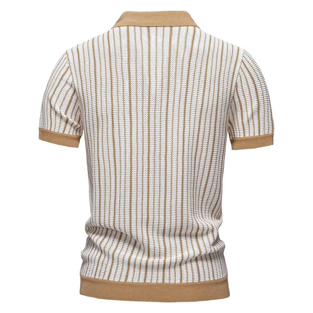 Camisa Polo Hombre de Punto a Rayas Coghlan - foto 3