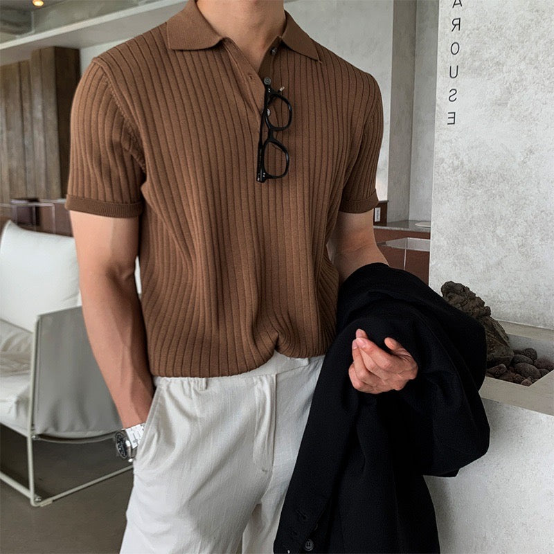 Camisa Polo Hombre 100% Algodón Cuello Camisero Elegante La Lucila - foto 3