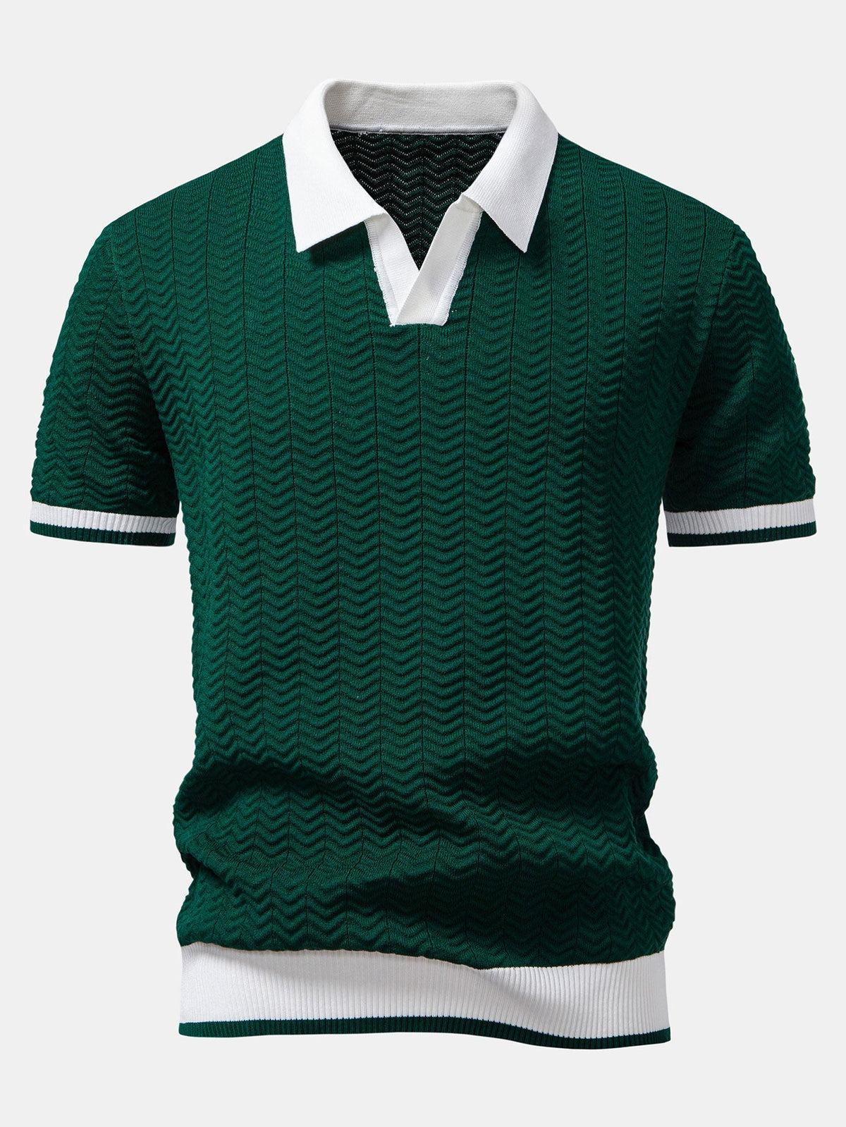 Camisa Polo Hombre 100% Algodón Cuello Camisero Elegante Belgrano - foto 5