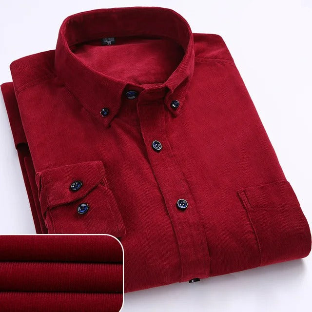Camisa de Corderoy Hombre 100% Algodón Manga Larga Cremona - foto 8