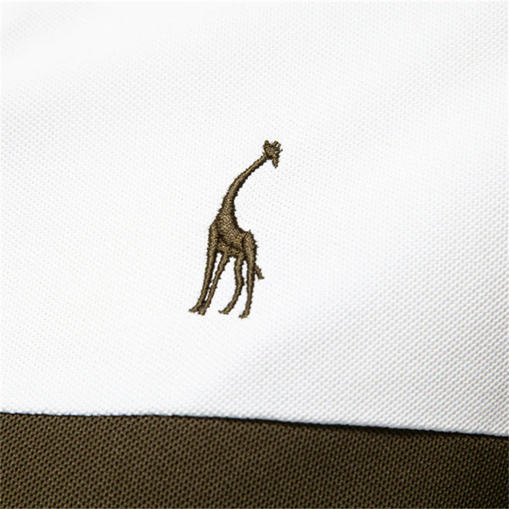 Camisa Polo Hombre a Rayas con Bordado Jirafa Slim Fit Barracas - foto 3