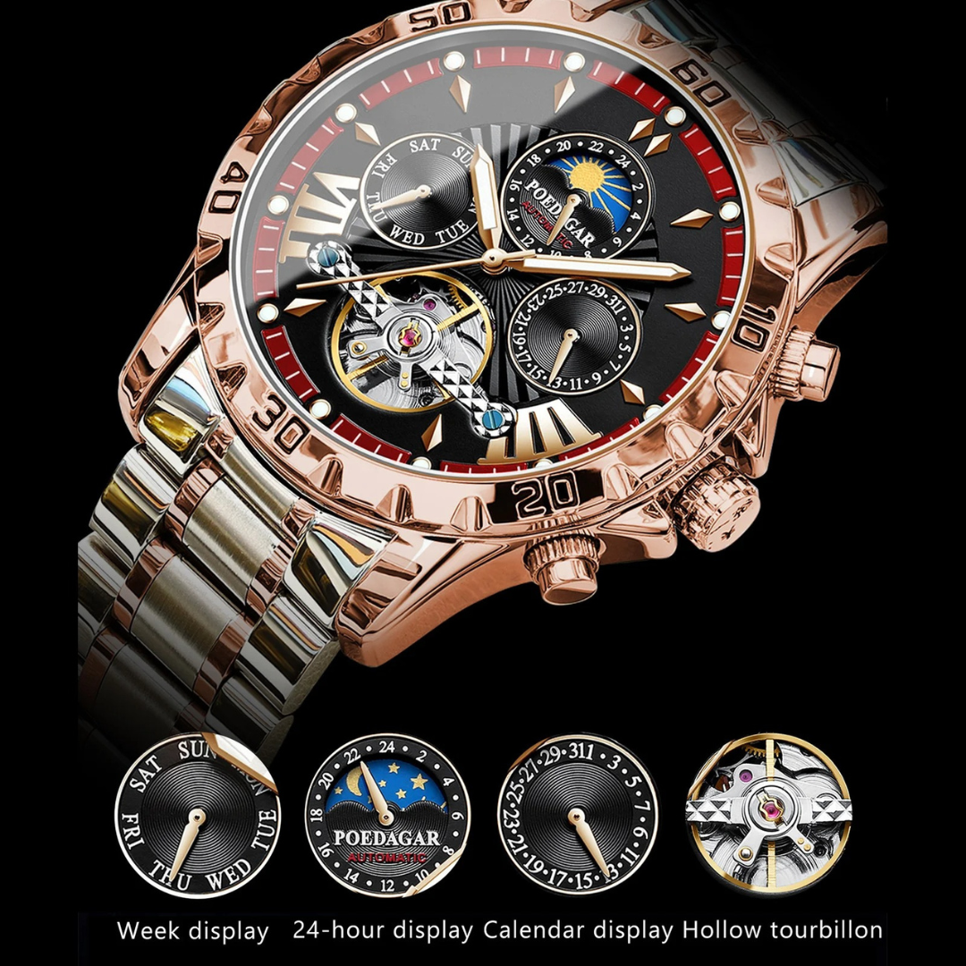 Reloj Hombre Fortaleza Todo Negro