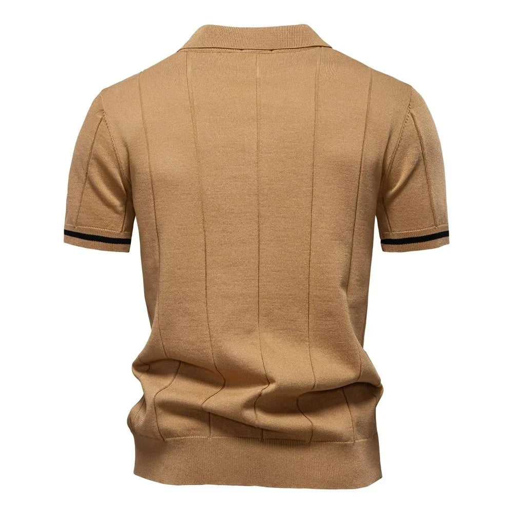 Camisa Polo Hombre Slim Fit con Medio Cierre Vicenza - foto 3
