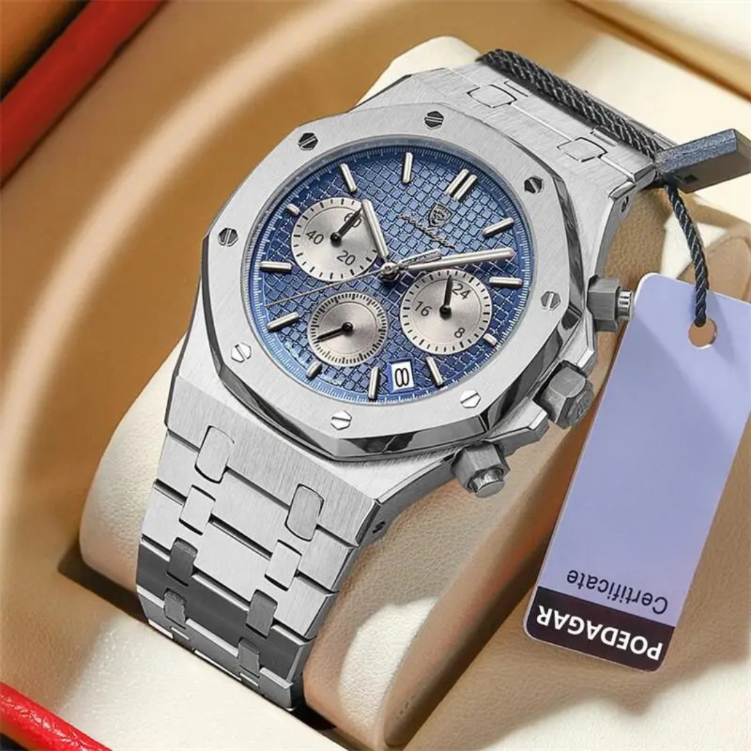 Reloj Hombre Roble Real Oro Rosa / Negro