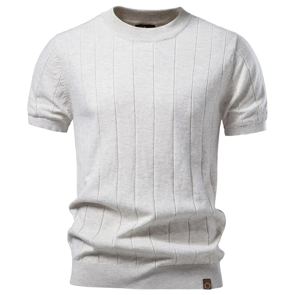 Remera Hombre 100% Algodón Acanalada Cuello Redondo Villa Urquiza - foto 8