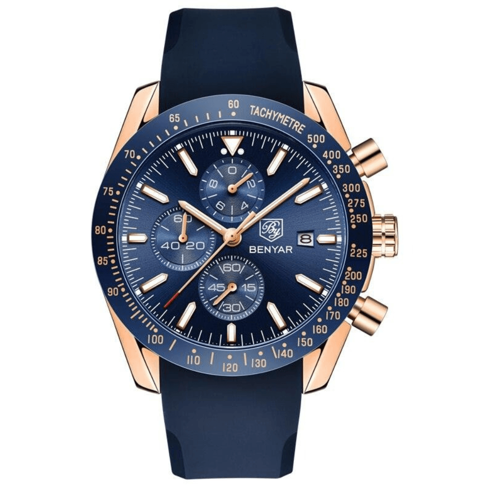 Reloj Hombre Milenio Azul / Dorado
