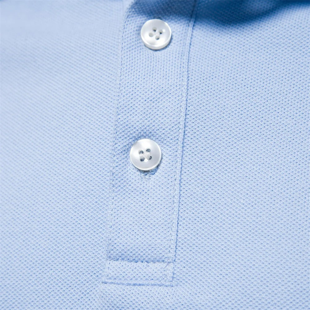 Camisa Polo Hombre 100% Algodón Piqué Casual Rosario - foto 6
