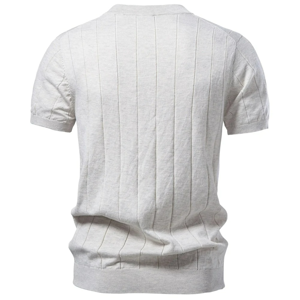 Remera Hombre 100% Algodón Acanalada Cuello Redondo Villa Urquiza - foto 9