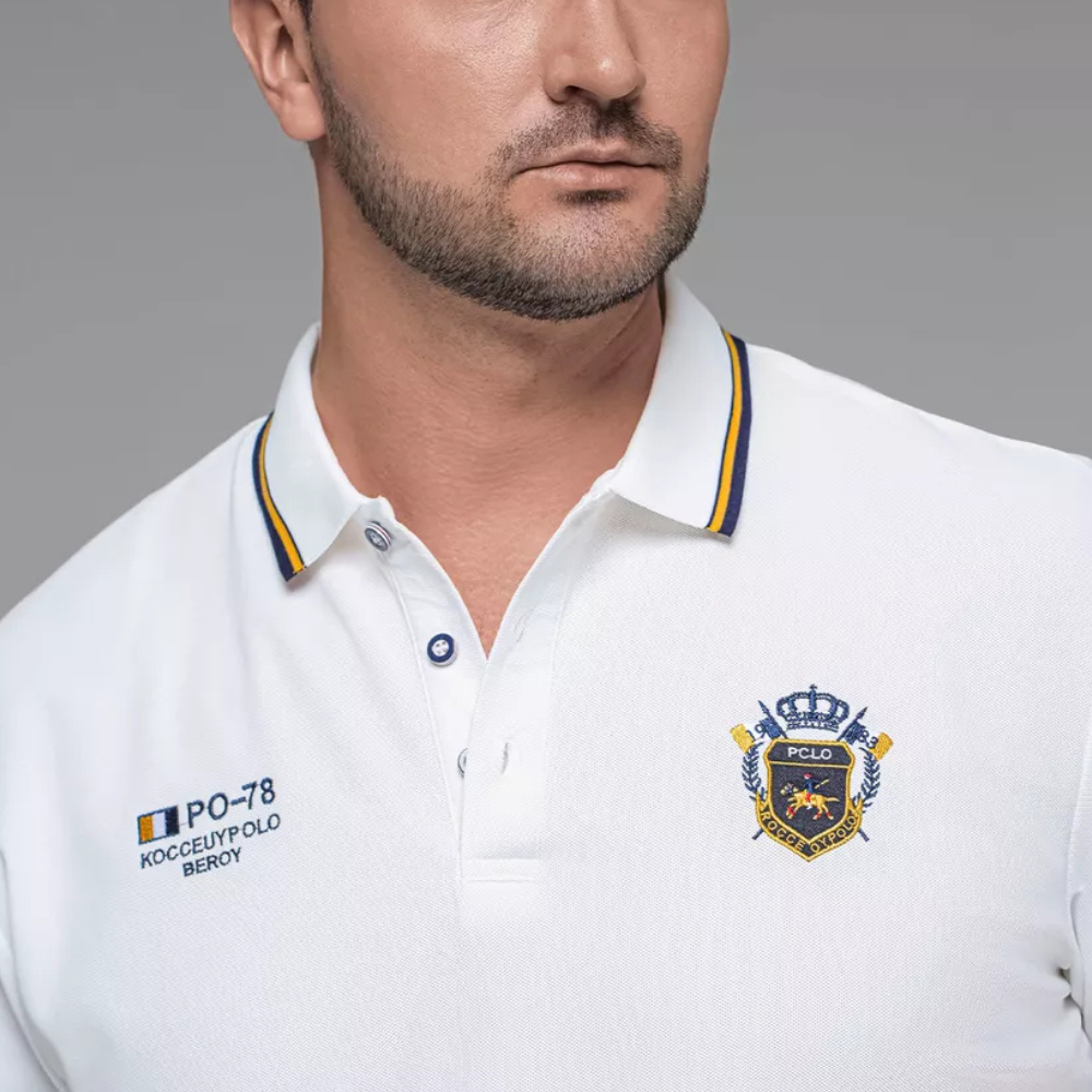 Camisa Polo Hombre Manga Corta Algodón Premium Casual Bordada - foto 3