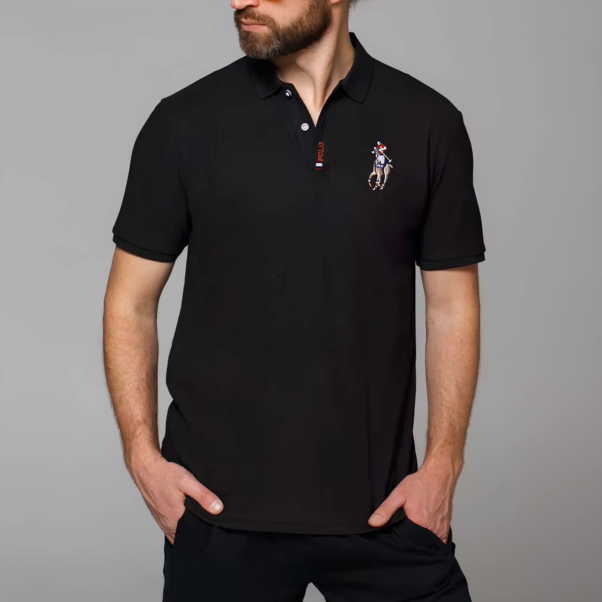 Camisa Polo Hombre Algodón Flores Manga Corta Bordada Casual - foto 6
