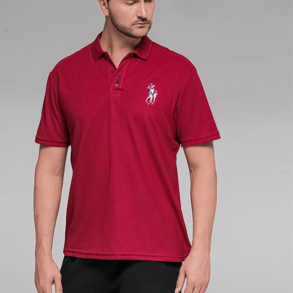 Camisa Polo Hombre Algodón Flores Manga Corta Bordada Casual - foto 19
