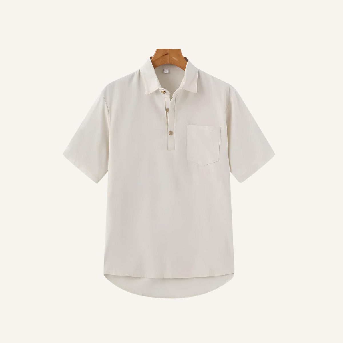 Camisa Polo de Lino Hombre Tigre Liviana y Elegante - foto 2