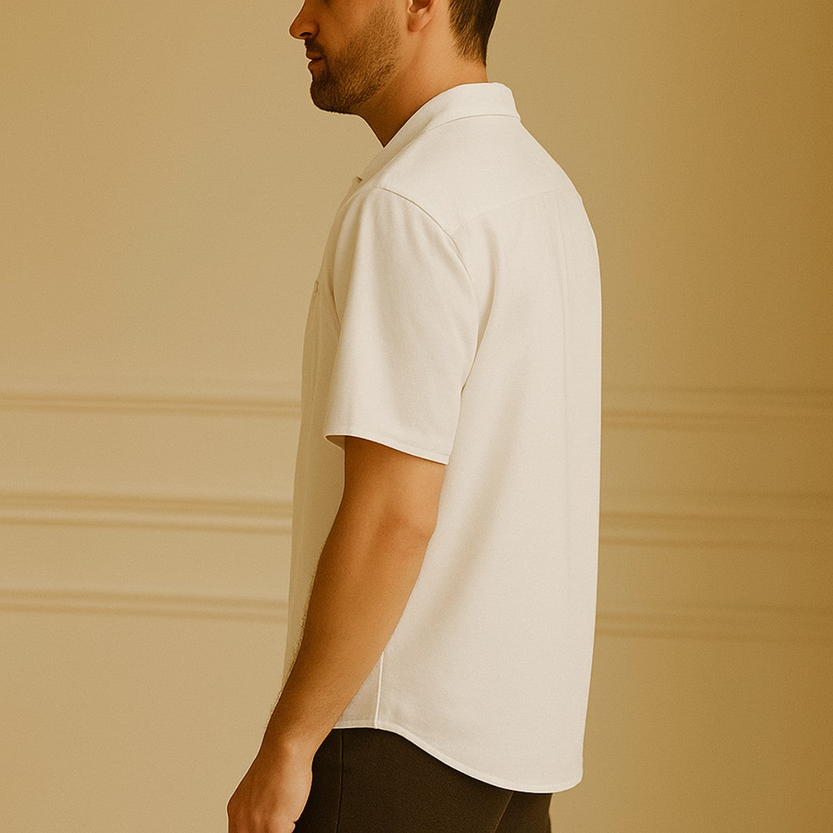 Camisa Polo de Lino Hombre Tigre Liviana y Elegante - foto 9