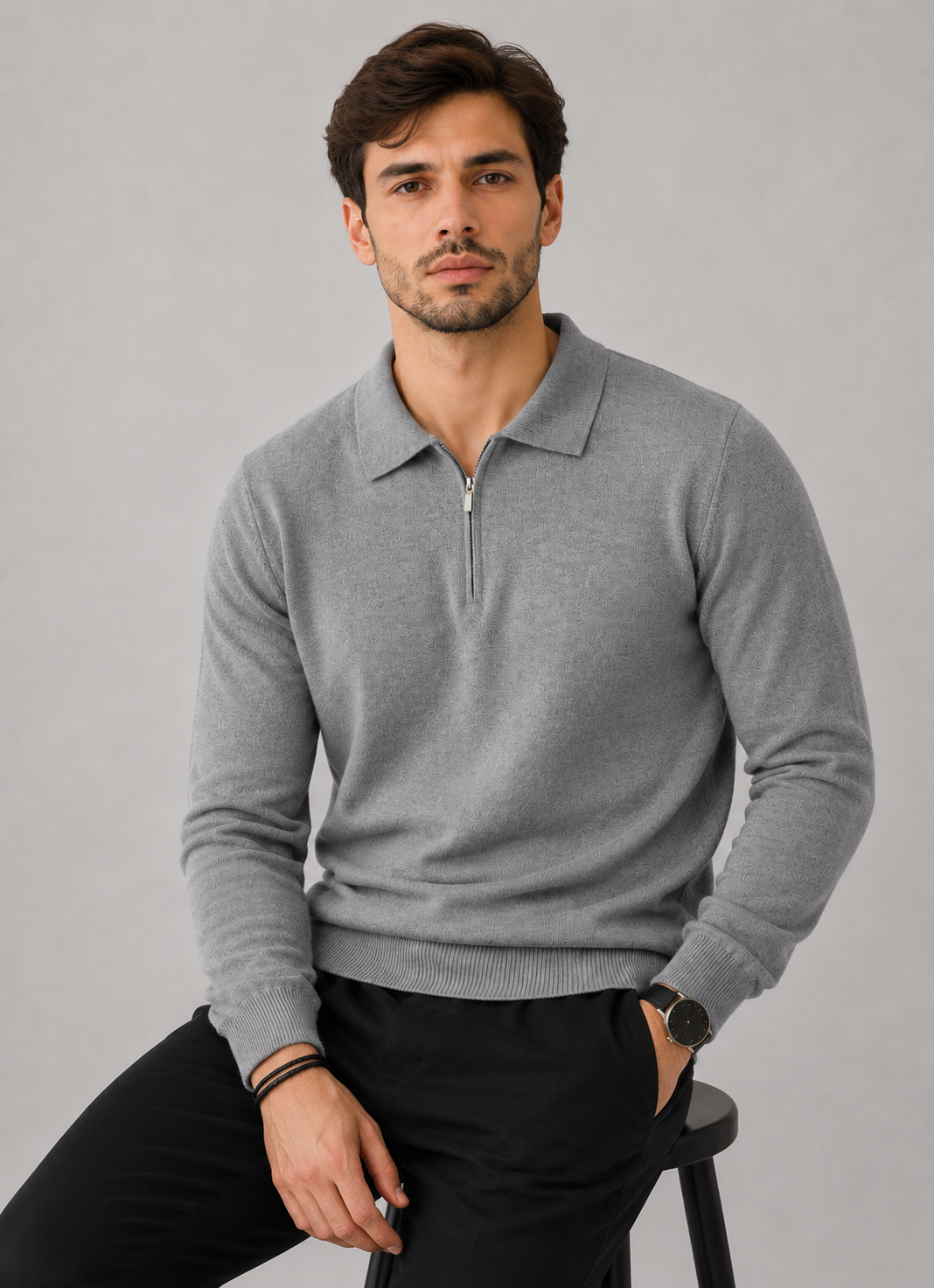 Sweater Hombre de Lana Casual Lanín - foto 6