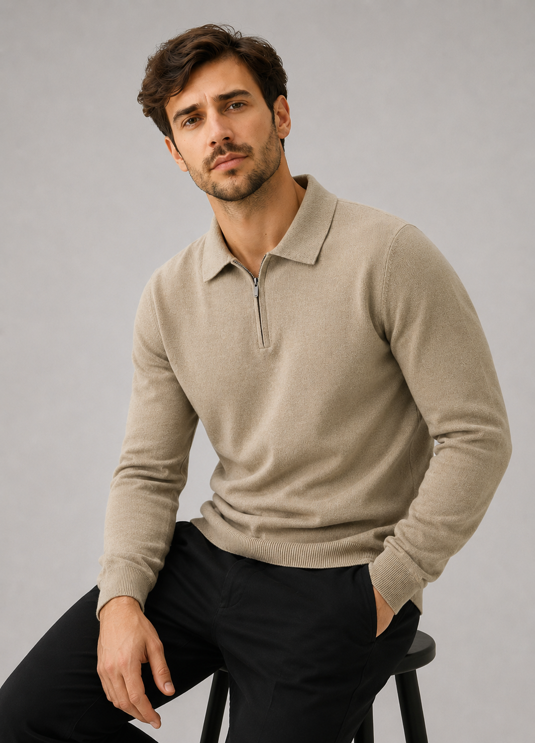 Sweater Hombre de Lana Casual Lanín - foto 2