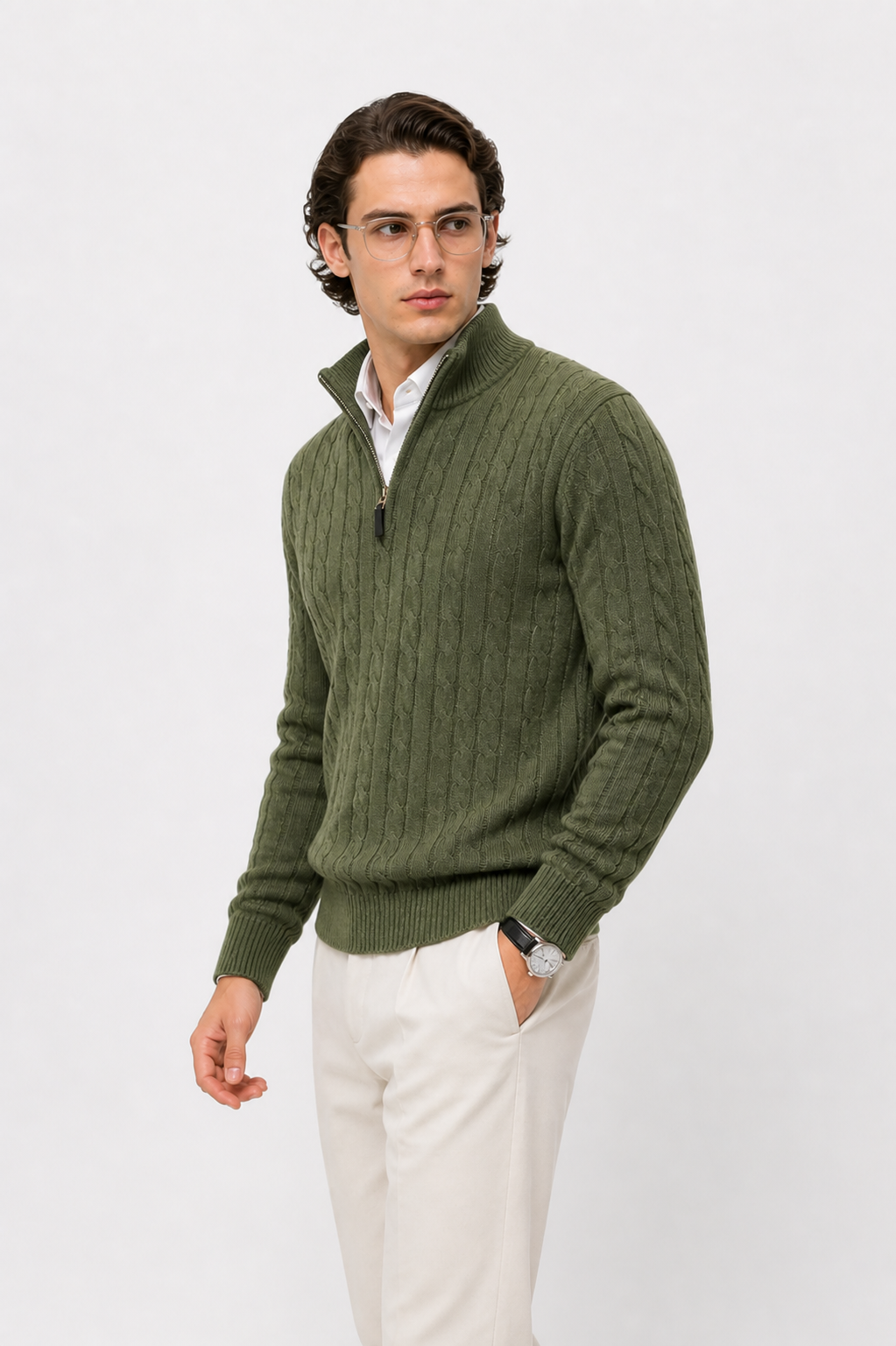Sweater Hombre de Algodón Calce Ajustado Calafate - foto 5