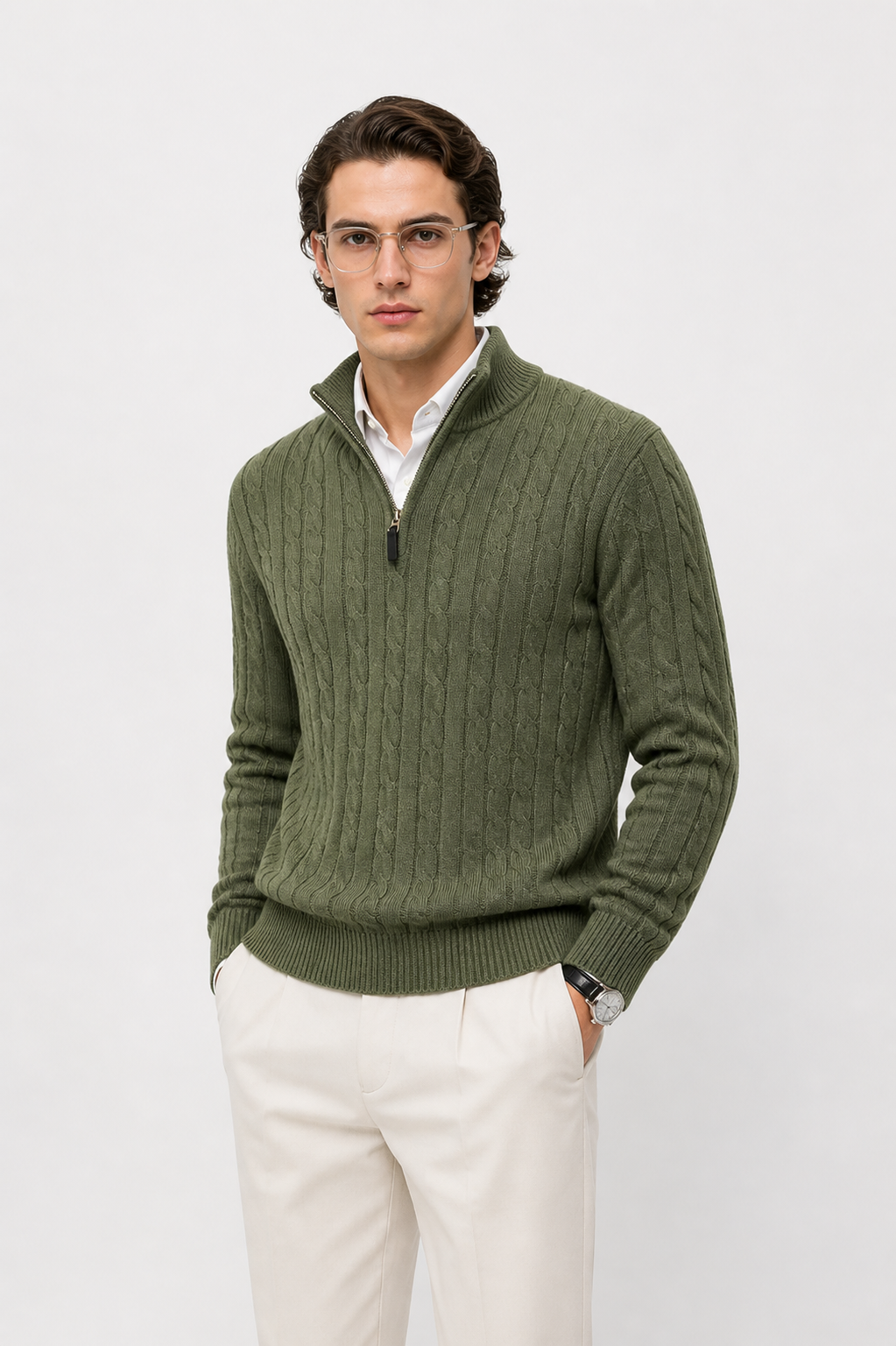 Sweater Hombre de Algodón Calce Ajustado Calafate - foto 4