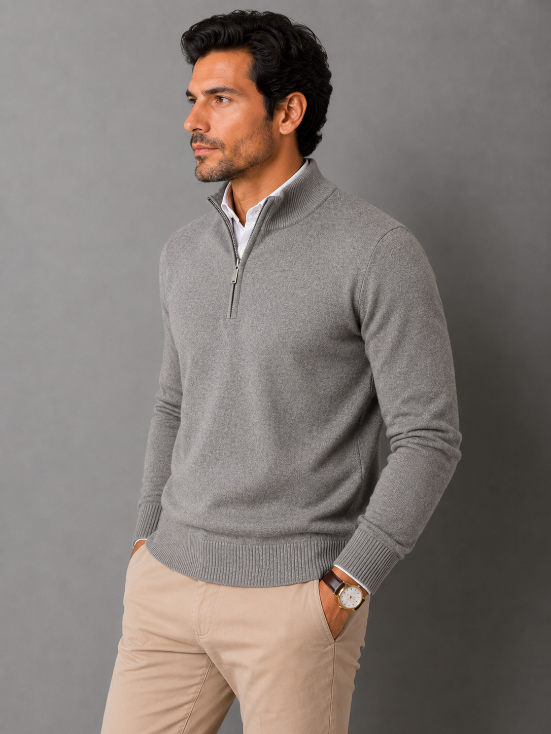 Sweater Hombre de Algodón Calce Ajustado Angostura - foto 12