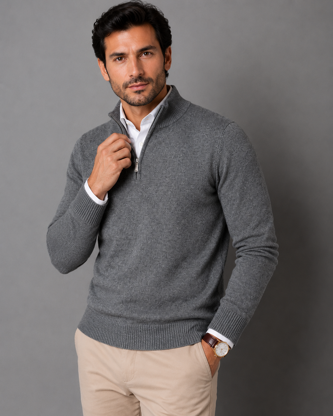 Sweater Hombre de Algodón Calce Ajustado Angostura - foto 16