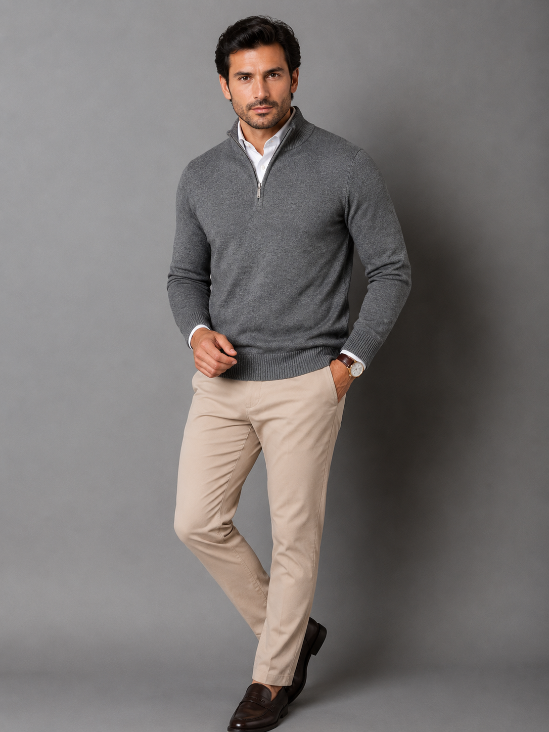Sweater Hombre de Algodón Calce Ajustado Angostura - foto 17
