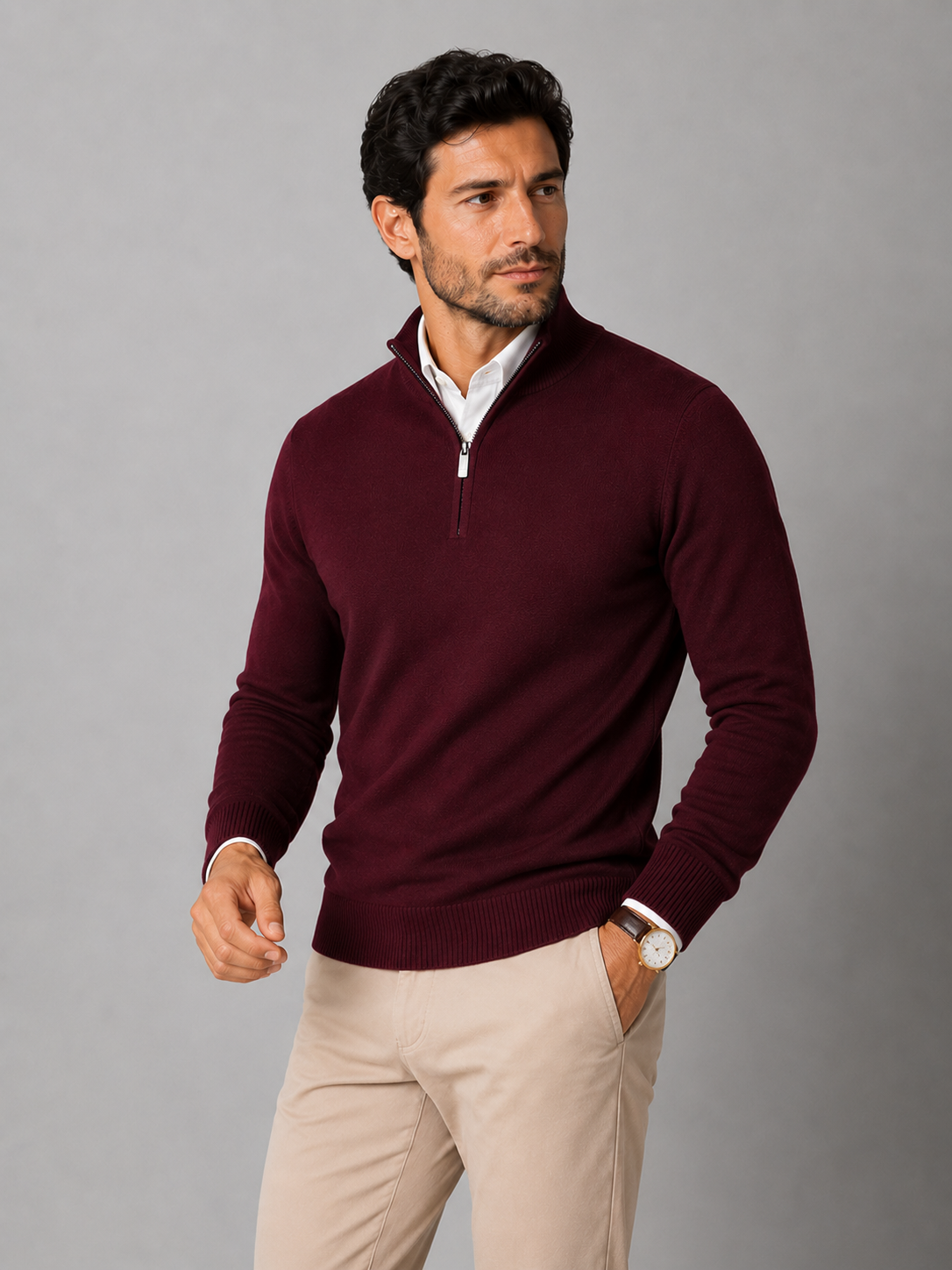 Sweater Hombre de Algodón Calce Ajustado Angostura - foto 20