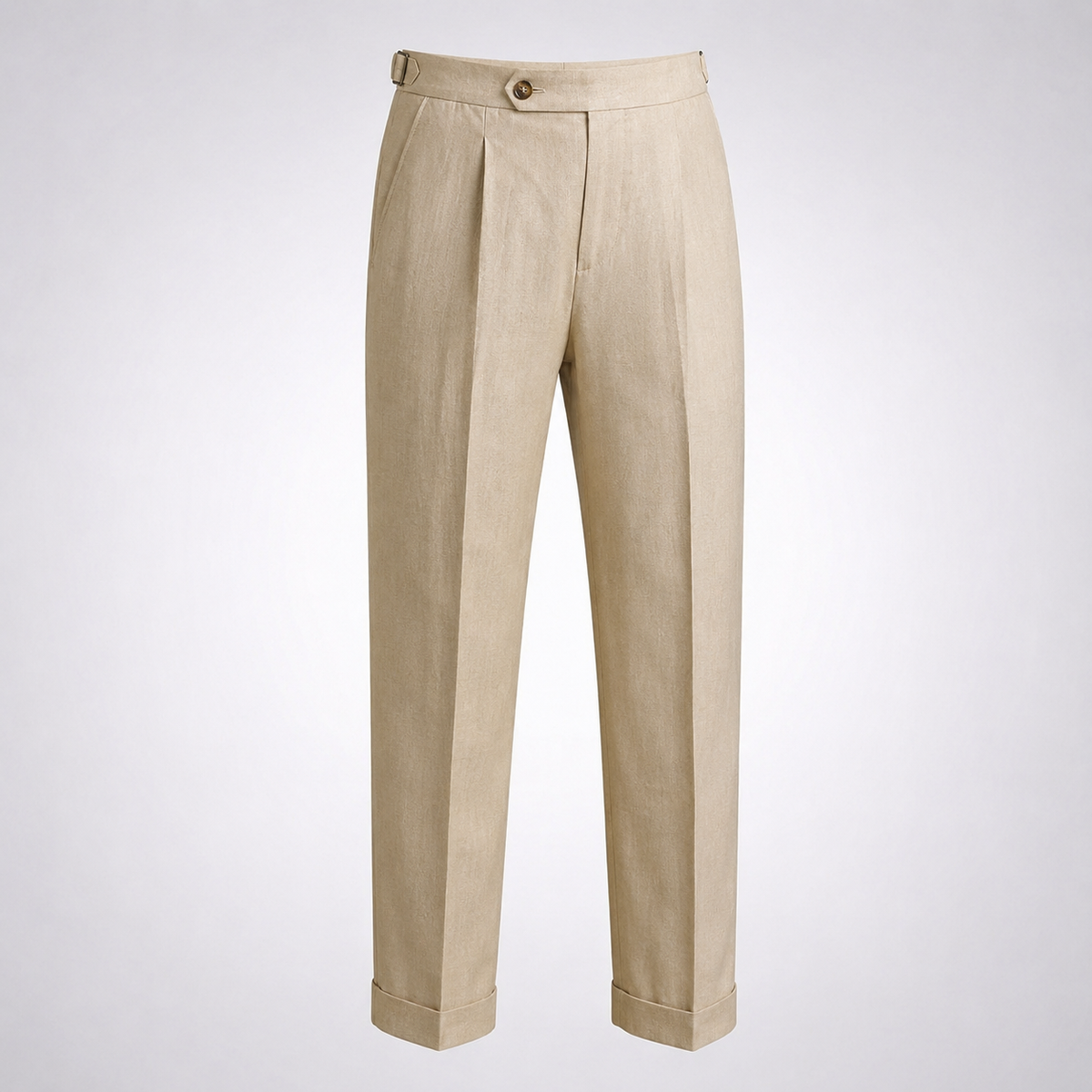 Pantalón de Vestir Hombre 100% Lino Corte Clásico Recoleta