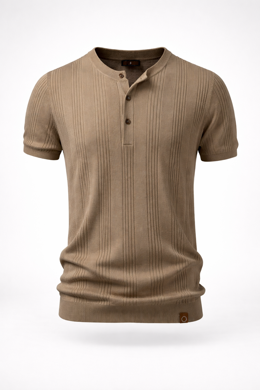 Remera Hombre de Tricot Cuello Henley con Botones Amalfi - foto 2