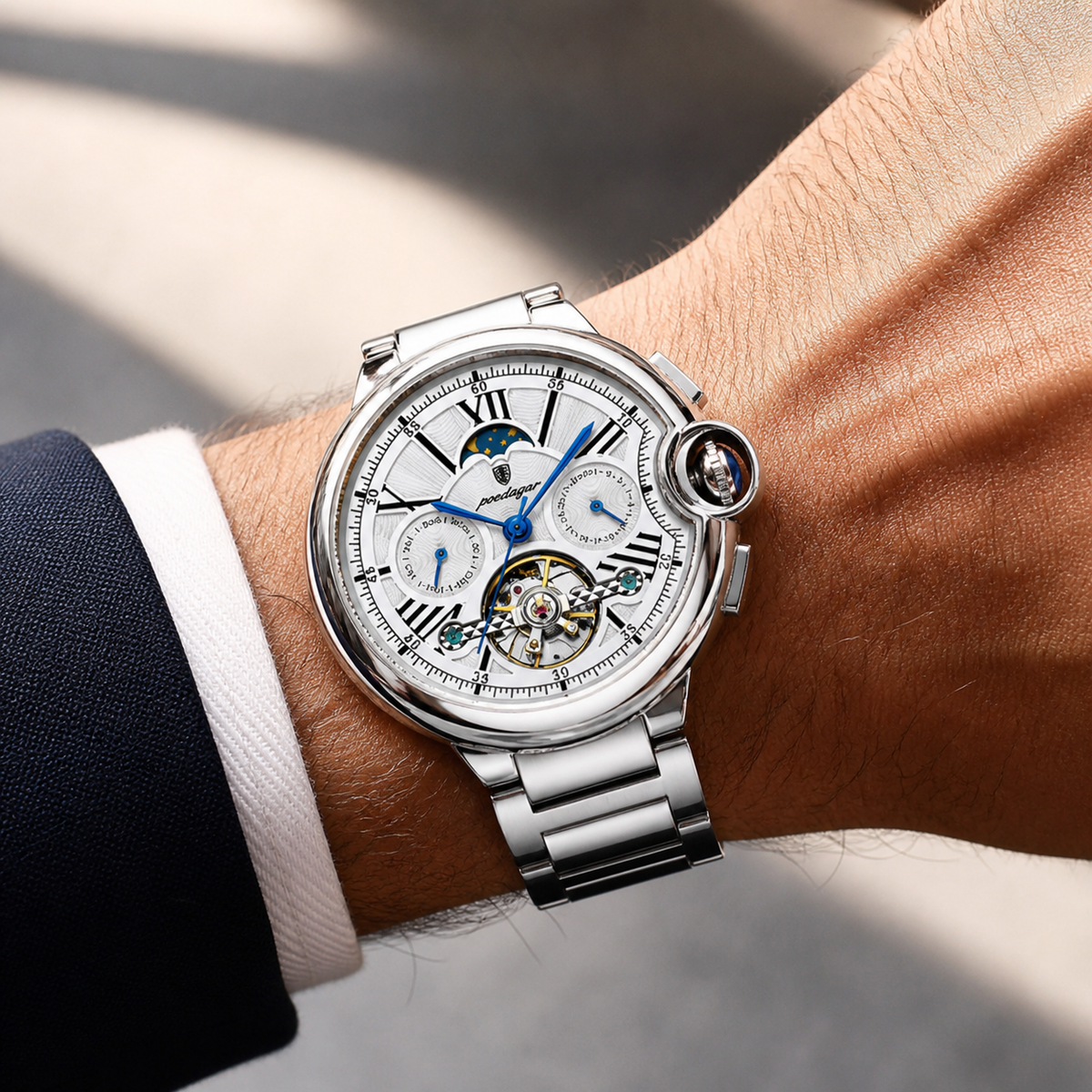 Reloj Hombre Olimpo Azul
