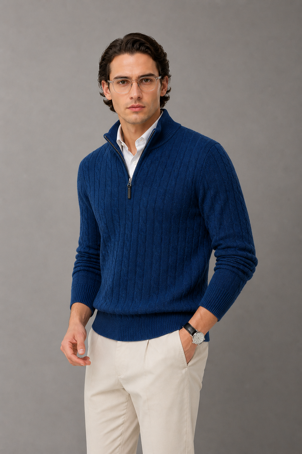 Sweater Hombre de Algodón Calce Ajustado Calafate - foto 7