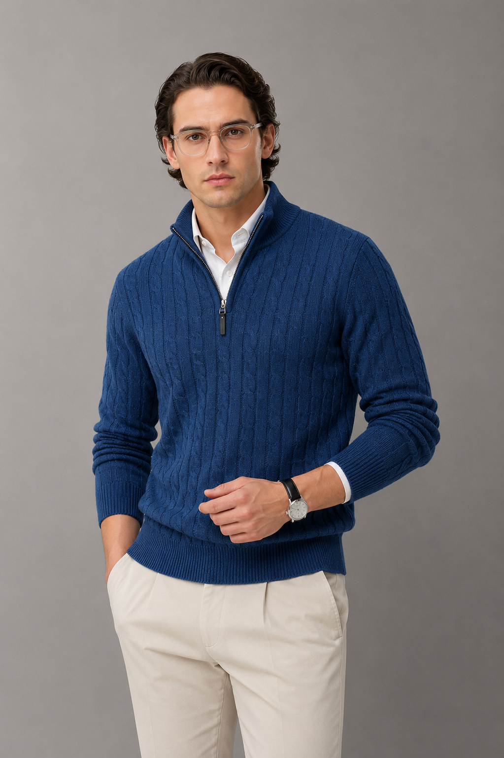 Sweater Hombre de Algodón Calce Ajustado Calafate - foto 8