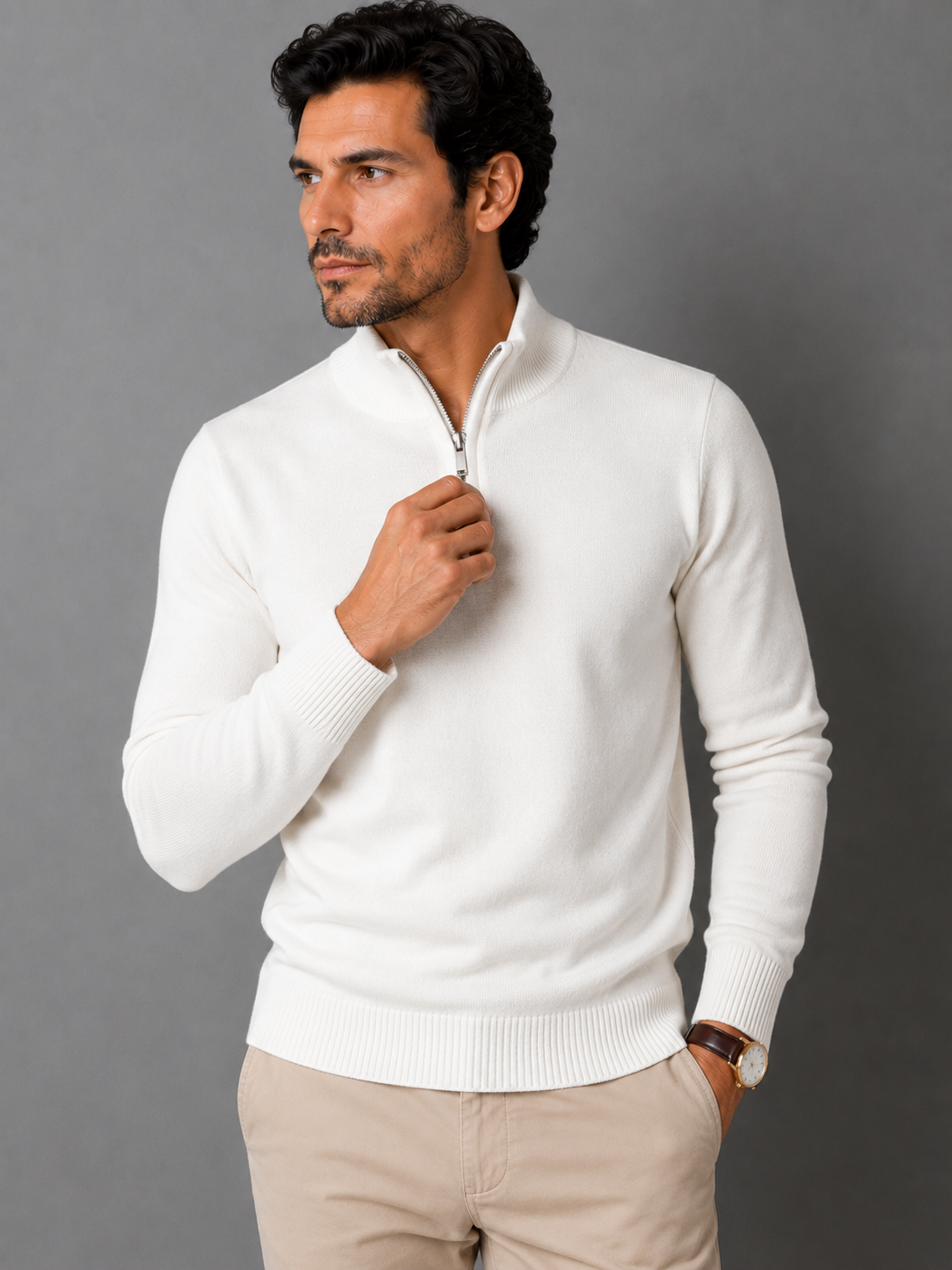Sweater Hombre de Algodón Calce Ajustado Angostura - foto 26