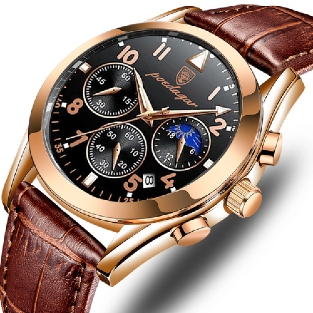 Reloj Hombre Forja Negro