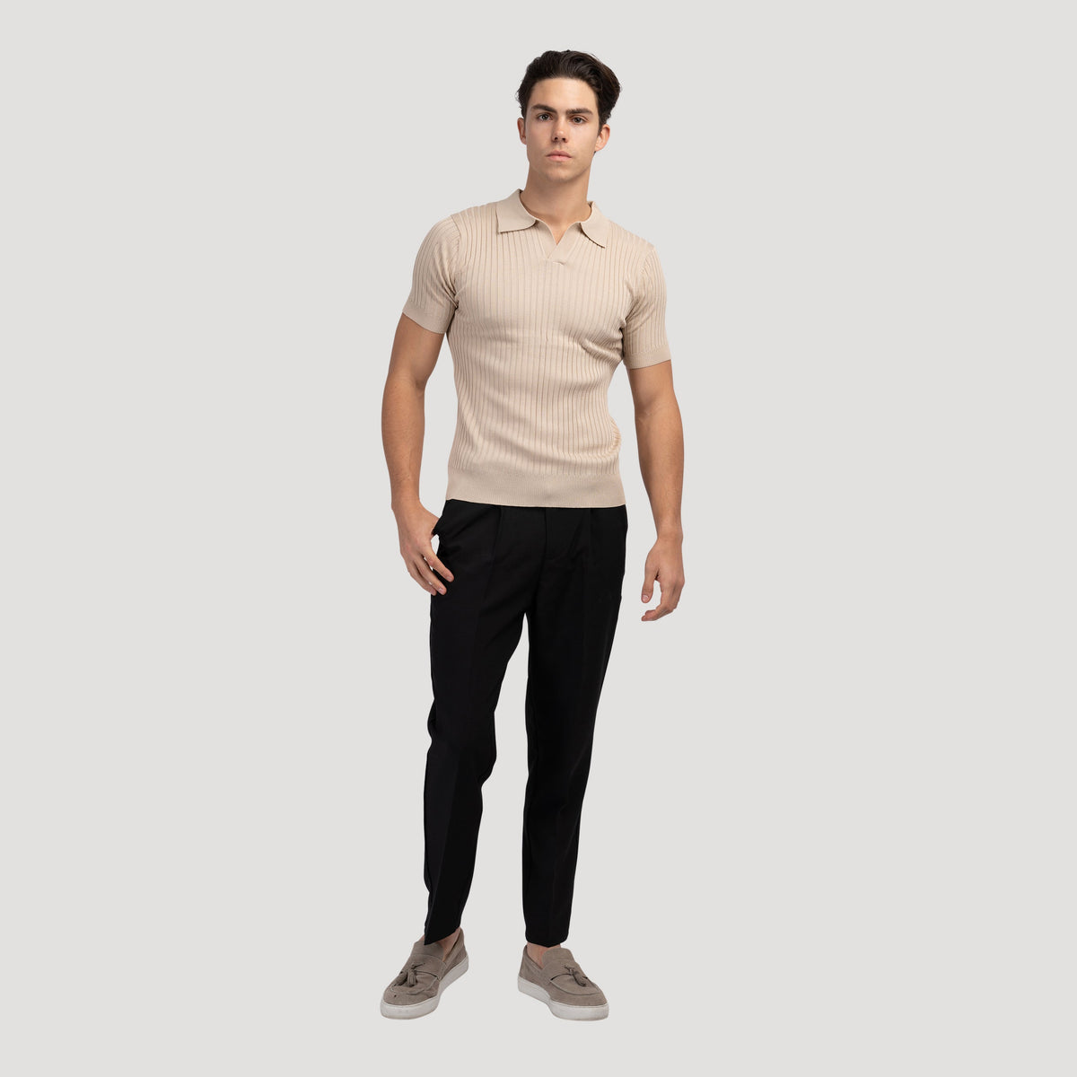 Camisa Polo Hombre Slim Fit Acanalada Beccar - foto 11