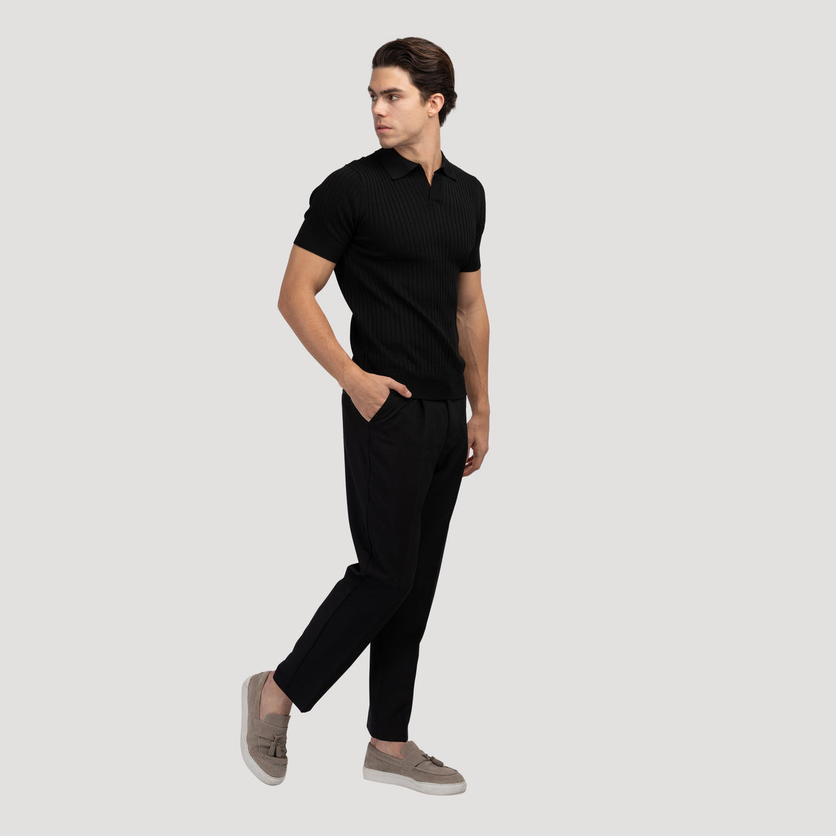 Camisa Polo Hombre Slim Fit Acanalada Beccar - foto 13