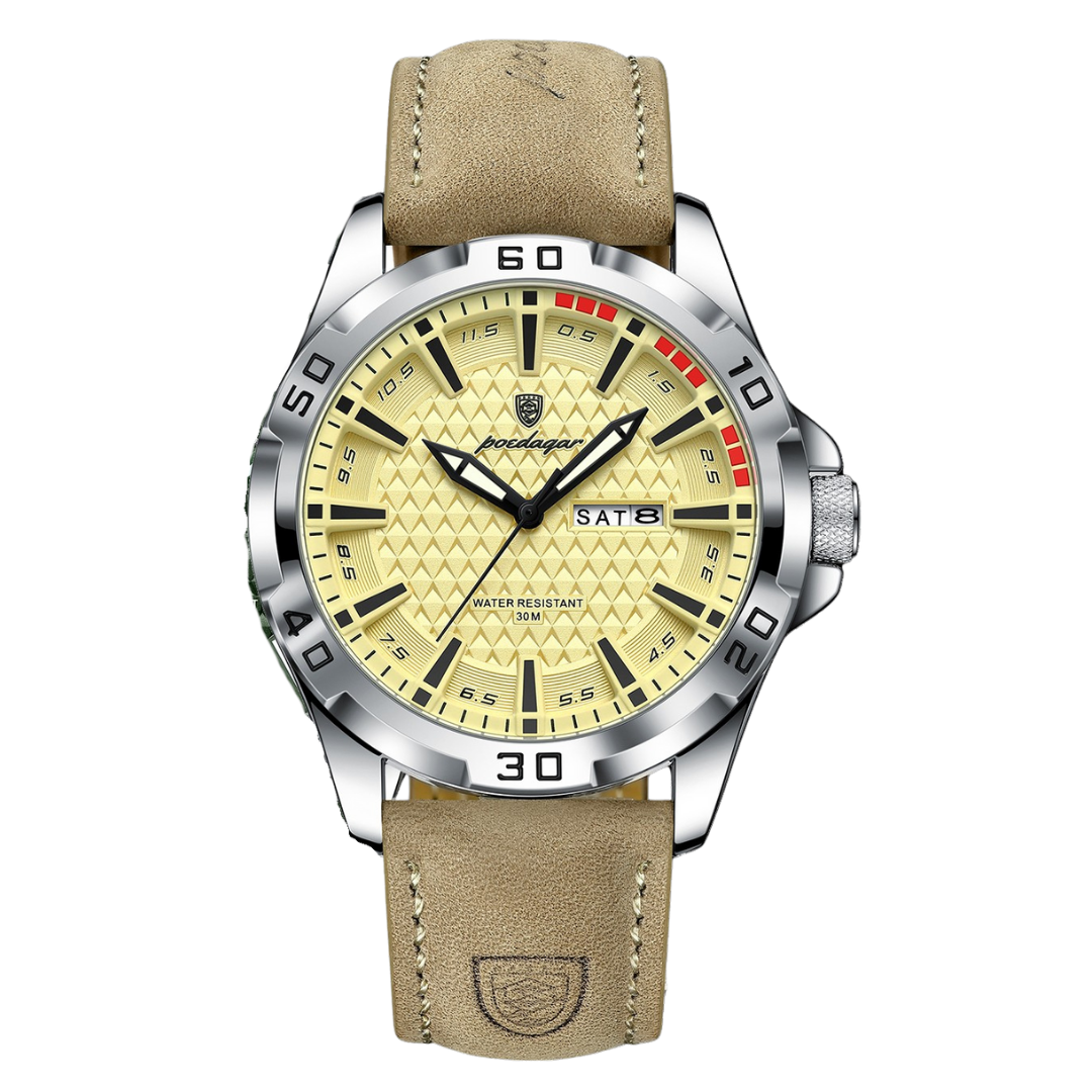 Reloj Hombre Montecarlo Beige