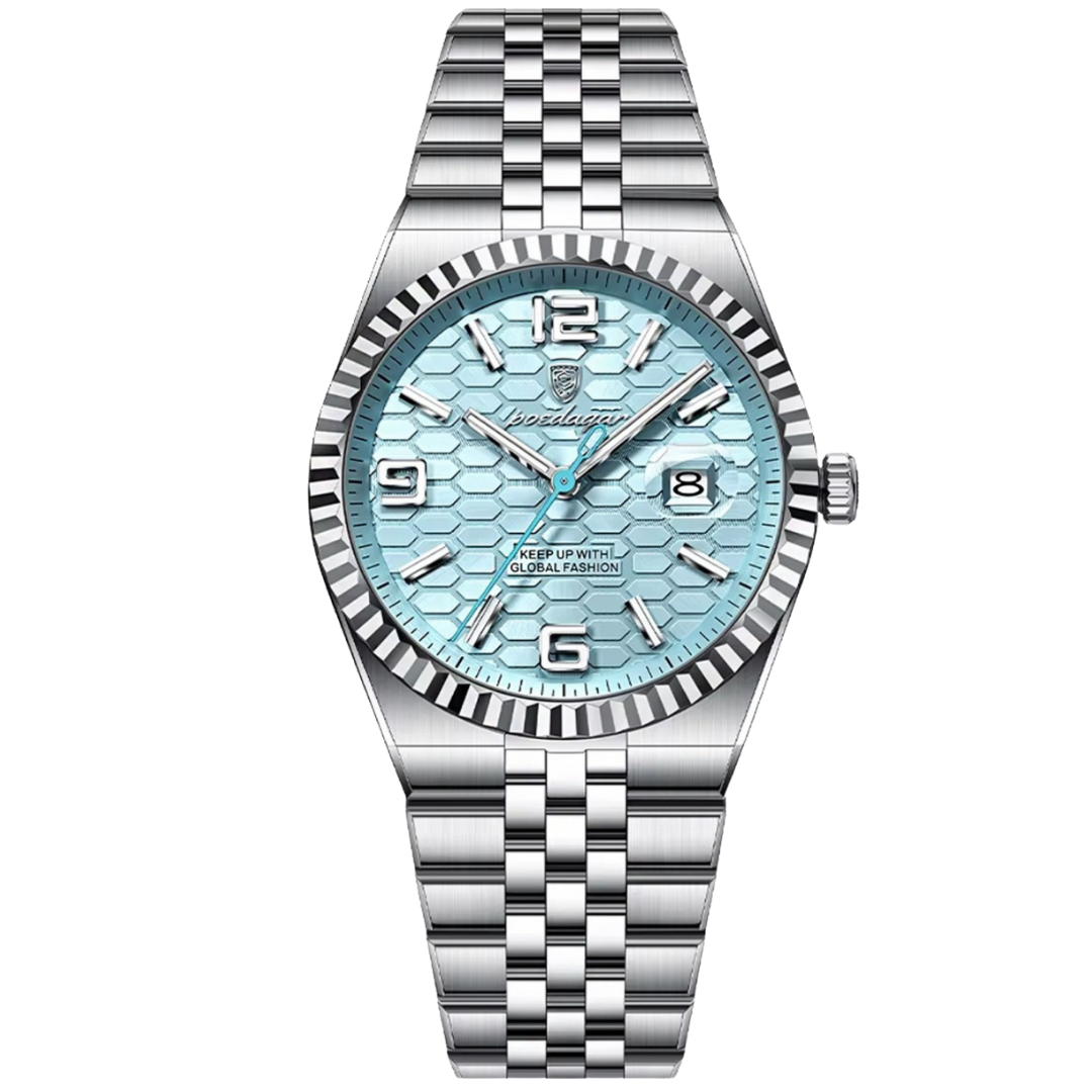 Reloj Hombre Diamante Azul Tiffany