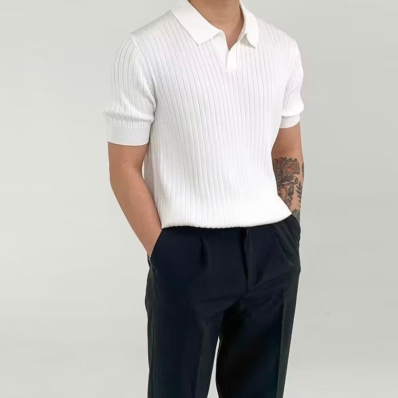 Camisa Polo Hombre Slim Fit Acanalada Beccar - foto 3