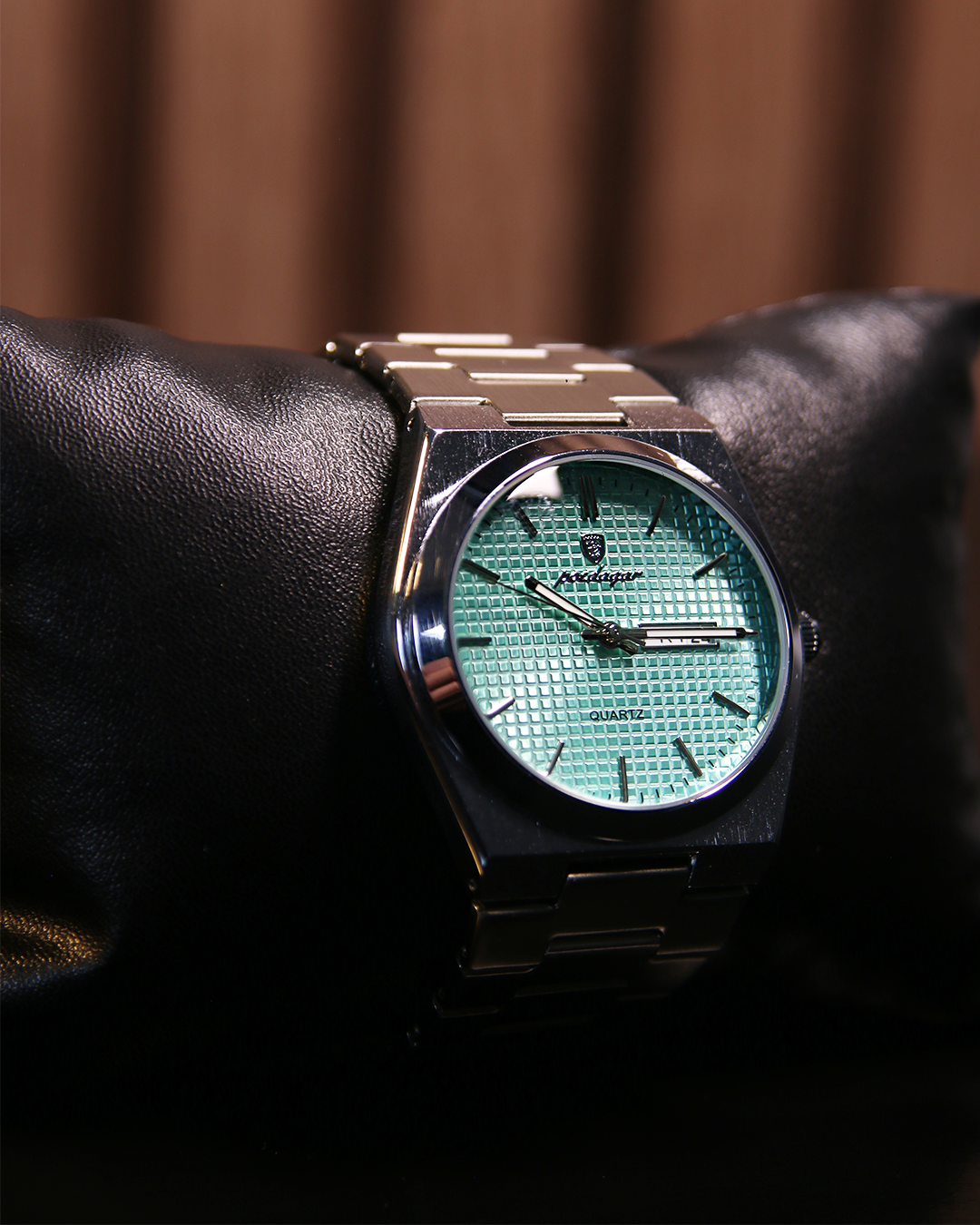Reloj Hombre Relieve Verde