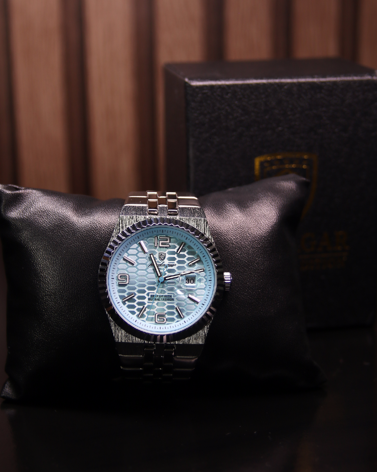 Reloj Hombre Diamante Todo Negro