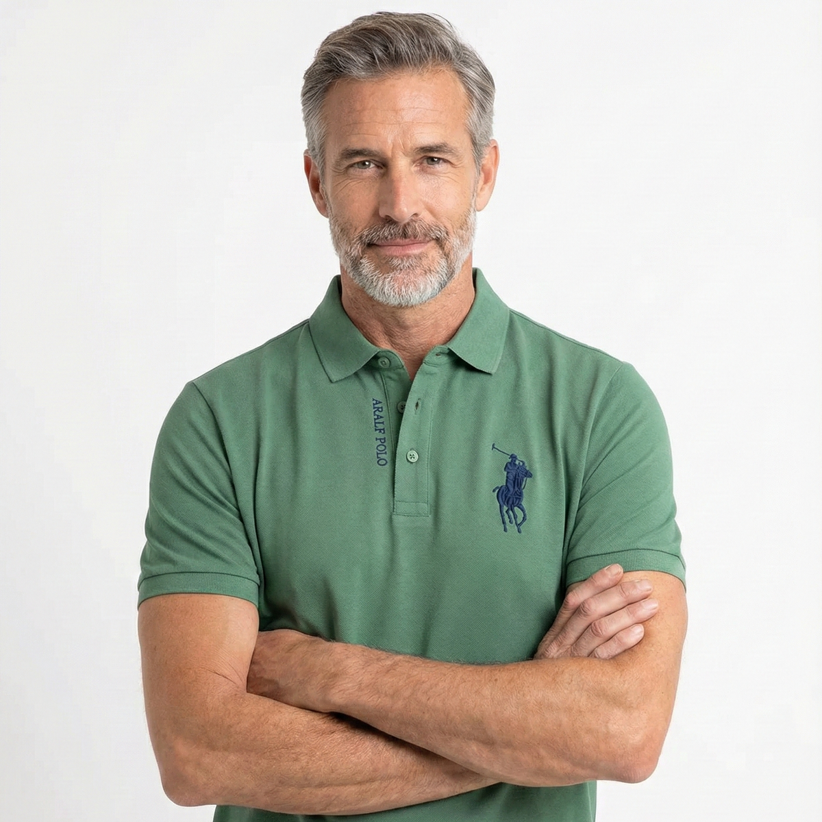Camisa Polo Hombre Colegiales Algodón Manga Corta Bordada Casual - foto 3