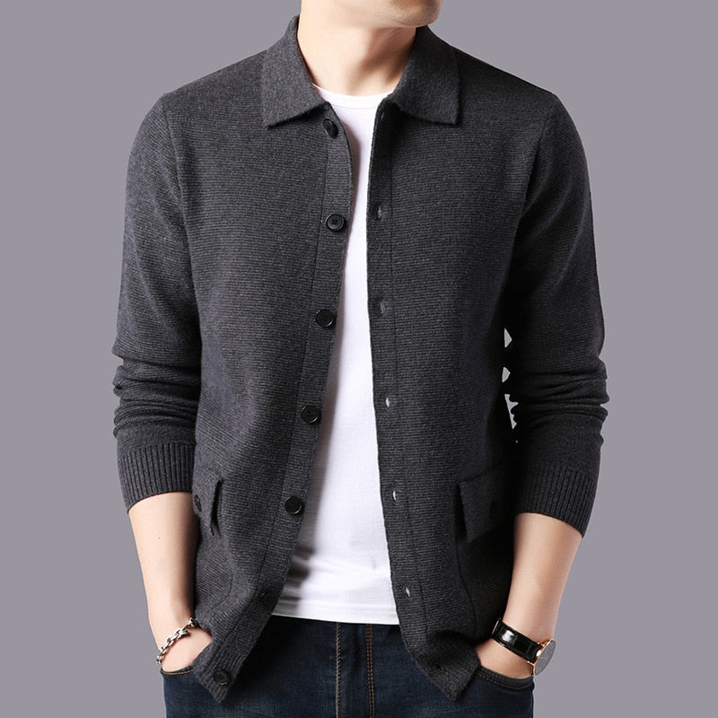 Cardigan Hombre Cuello Vuelto Slim Fit Bariloche - foto 6