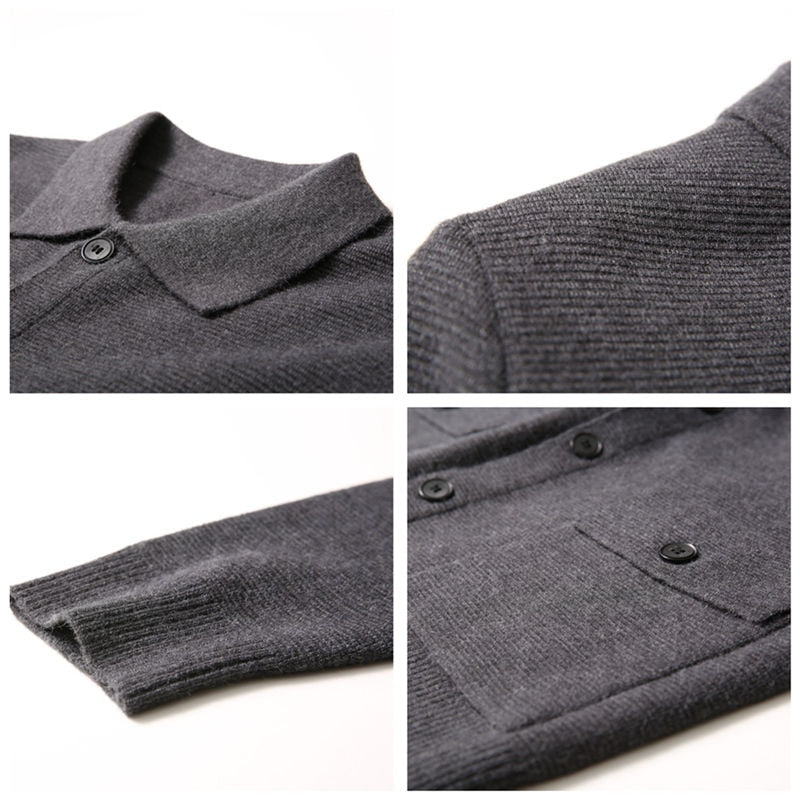 Cardigan Hombre Cuello Vuelto Slim Fit Bariloche - foto 7