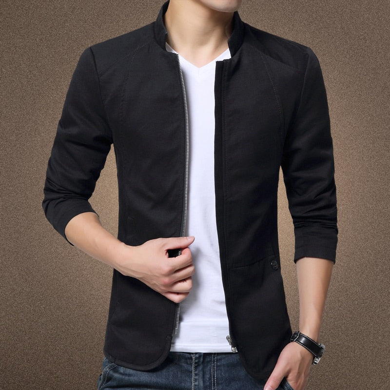 Campera Hombre Algodón Cuello Alto Slim Fit Casual Dickson - foto 6